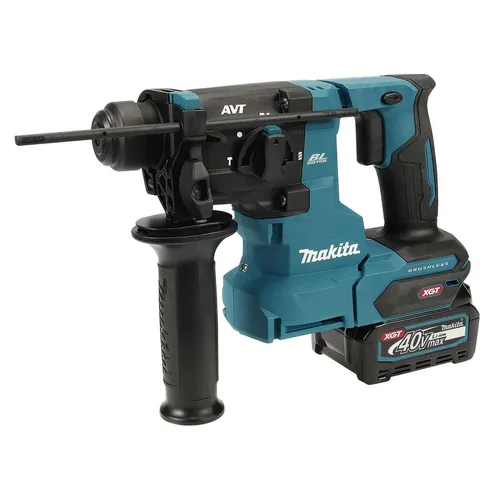makita HR010GD201 Akku-Kombihammer-Set - 40,0 V, inklusive 2 leistungsstarker Akkus für maximale Flexibilität und Leistung