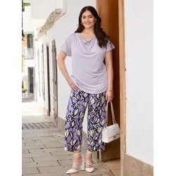 Sheego Jerseyhose 7/8-Schlupfhose erhöht