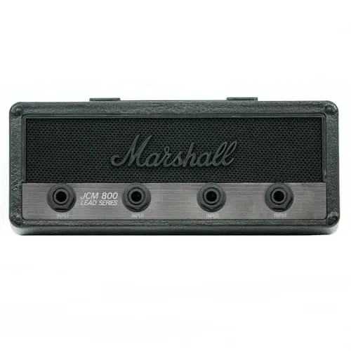 P Pluginz Marshall Stealth Jack Rack zur Wandmontage inkl. 4 Gitarrenstecker-Schlüsselanhänger und 1 Wandmontage-Set Einfache Installation