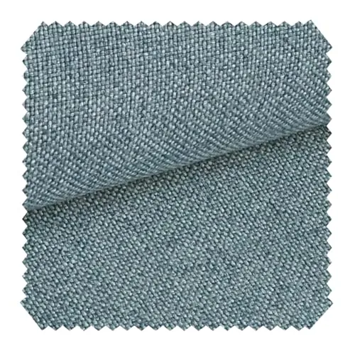 novely® ERFURT - Melierter Möbelstoff - Wasserabweisender Polsterstoff - Schwer Entzündbar - Pflegeleichte Meterware 1lfm | Farbe: 08 Hellblau
