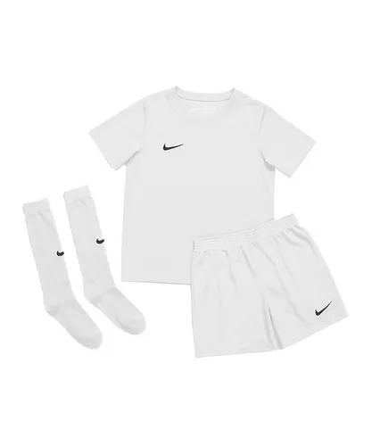 Nike Performance Park 20 Trikot Set für Kinder – Teamsport in Weiß (116 EU) - Hochwertiges Trikot Set aus 100% Polyester, atmungsaktiv und ideal für den Teamsport. Perfekt geeignet für kleine Fußballfans und aktive Kinder.