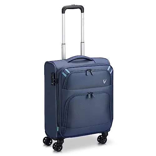 RONCATO Twin 4 Rollen Kabinentrolley S 55 cm - Koffer mit 4 Rollen, praktischer Innenorganizer, TSA-Zahlenschloss und leichtem Gewicht von nur 1,9 kg - ideal für Kurzreisen.
