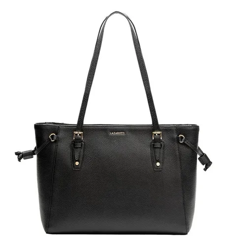 Lazarotti Bologna Leder Shopper Tasche Damen | XL Tote Bag mit Kordelzügen - Damen-Shopper aus hochwertigem Rind-Leder, leicht und schmutzresistent. Perfekt für Alltag und Freizeit mit geräumigem Hauptfach und stilvollem Design.