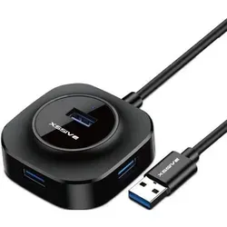 Xssive USB 3.0 Gen 1 HUB 4x USB Verteiler Super Speed Adapter USB-HUB schwarz