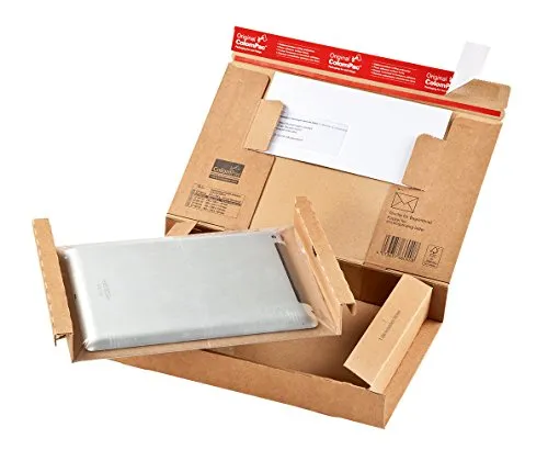 ColomPac CP066.04 Versandkarton 20er Pack, 300 x 212 x 43 mm - Praktischer 20er Pack Versandkartons aus stabiler Wellpappe, ideal für sicheren Versand. Mit Selbstklebeverschluss und integriertem Aufreissfaden für effizientes Arbeiten.