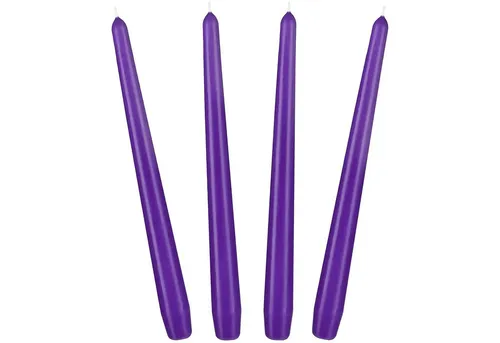 BRUBAKER Spitzkerze für Kerzenständer und Kerzenhalter - (Leuchterkerzen Set, 4-tlg), lange, tropffreie Deko Kerzen mit langer Brenndauer