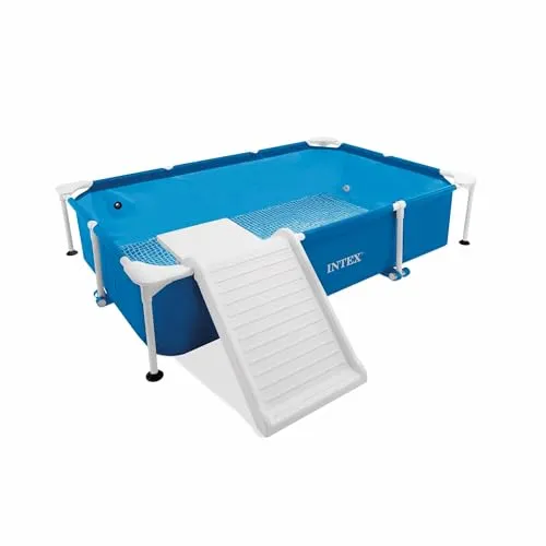 INTEX 48404 Frame Pet Pool-Set mit Filteranlage und Rampe von Intex