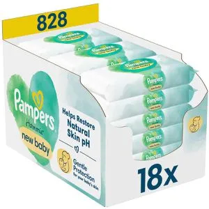 Pampers Feuchte Tücher Harmonie New Baby 18x