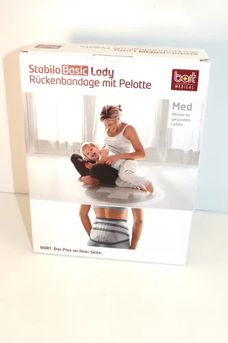 BORT StabiloBasic Lady Rückenbandage mit Pelotte Gr. 3 Bandage Rücken 05873388