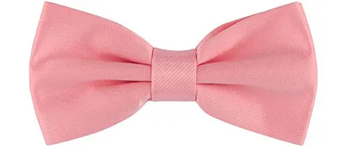 Ladeheid Fliege Kinder Jungen mit einstellbarem Band für Anzug festlich Kinderfliege Mode für Jungs MJ (10cm x 5cm) (10cm x 5cm, Puderrosa)
