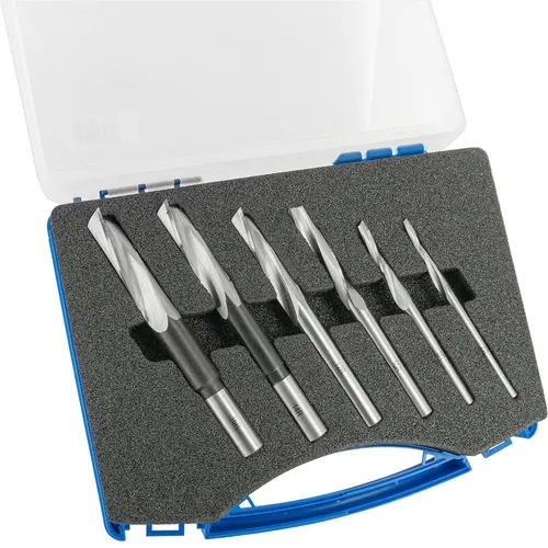 ENT 45275 6-tlg. Langlochbohrer Set gewunden rechts Ø 6-8-10-12-14-16 mm