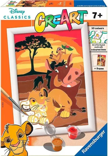 Produktbild Ravensburger CreArt Malen nach Zahlen – Disney Der König der Löwen