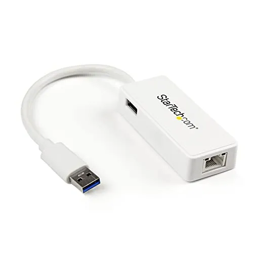 StarTech.com USB 3.0 SuperSpeed auf Gigabit Ethernet LAN Adapter - USB-Adapter mit integriertem USB 3.0-Passthrough-Port, ideal für schnelle Netzwerkverbindungen und einfache Erweiterung von Geräten.