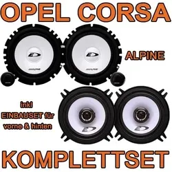 Alpine SXE Komplettset für Opel Corsa B & C