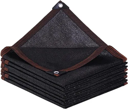 Sonnensegel 2x1m Schwarz Rechteckig