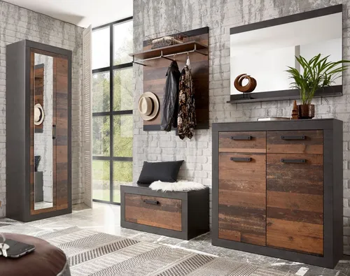 Furn.Design Garderoben-Set Ward