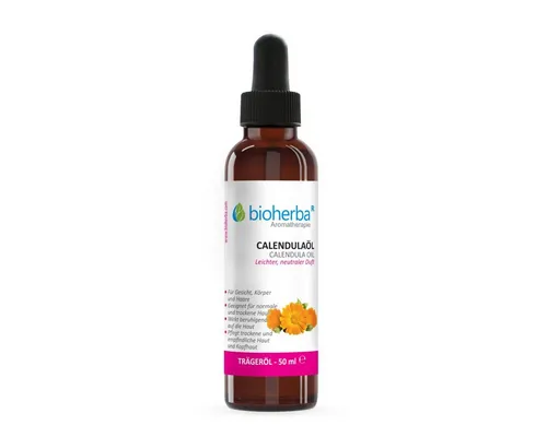 BIOHERBA R Pflege-Set Bioherba Calendulaöl Reines Calendula-Trägeröl 50 ml