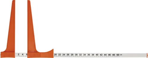 BAHCO Forst-Durchmessermessschieber 500 mm - Sonstige, leichte Messkluppe aus Aluminium mit Kunststoffwangen für präzise Durchmesser-Messungen in der Forstwirtschaft.