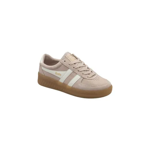 Gola Women's Grandslam Suede Sneaker UK 8 | EU 41 - Bequemer Freizeitschuh in Beige/Braun für sportliche Looks und Alltag - ideal für modebewusste Frauen. Entdecken Sie weitere Gola Angebote bei Bergfreunde.de!