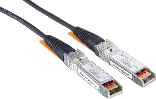Cisco SFP-H10GB-CU3M= 10GBase-Cu SFP+ Kabel (3 m) - Glasfaserkabel, ideal für hohe Datenübertragungsraten bis zu 10 Gbps, perfekt kompatibel mit Cisco Geräten, 3 m Kabellänge für flexible Verbindungen.