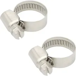 2x Edelstahl Schlauchschelle 12-20mm 1/2 Zoll Schlauchklemme