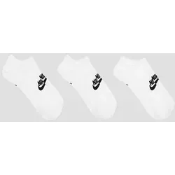 Nike Sportswear Everyday Essential No-Show 3 Sock white / black Gr. M