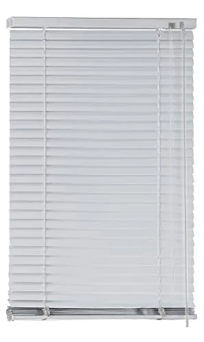 EXKLUSIV HEIMTEXTIL Aluminium Jalousie Lamellen 80 x 220 cm Weiß