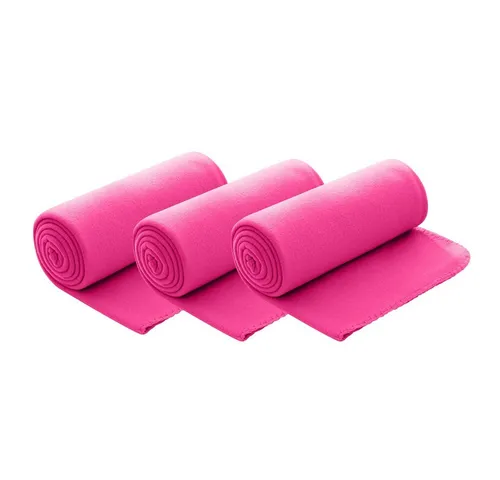 Wohndecke Polar-Fleece, wometo, OEKO-TEX®, 3 Fleecedecken mit Kettel-Rand & Anti-Pilling