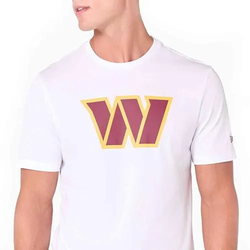 New Era Washington Commanders NFL Team Logo Weiß T-Shirt - L