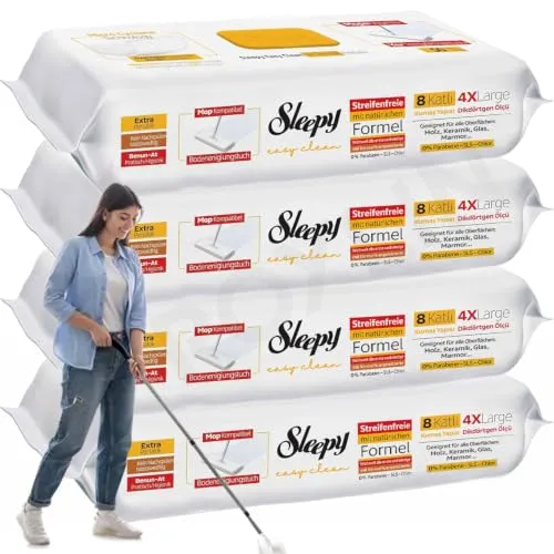 Roxlin Sleepy Easy Clean 4XL Bodenwischtücher 50 Stück