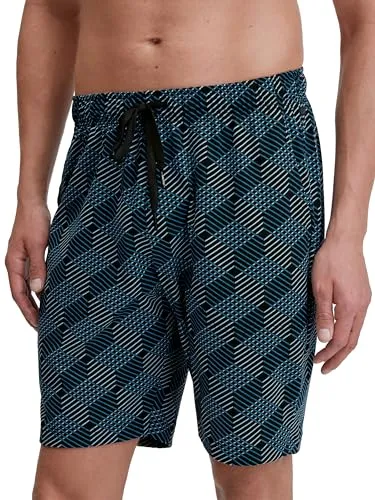CALIDA RMX Sleep Bermudas Herren - Moderne Herren-Bermudas aus 100% Baumwolle für hohen Tragekomfort. Mit praktischen Seitentaschen und Tunnelzugbund für eine perfekte Passform. Ideal für entspannte Nächte und gemütliche Tage!  