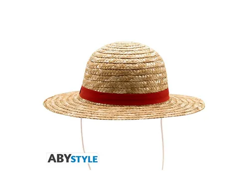 Abysse One Piece Luffy Straw Hat - Stroh-Hut für Erwachsene - Merchandising für One Piece Fans, hochwertiger Stroh-Hut im Luffy-Design für stilvolle Auftritte.