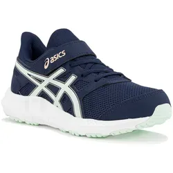 Asics Jolt 4 PS Mädchen Laufschuhe - Blau Marine, Größe 28.5 - Laufschuhe für Mädchen, ideal für Asphalt und befestigte Wege, bieten Komfort und Stabilität für junge Sportler.