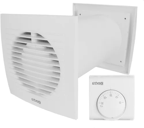 Wärmeverteiler Lüfter mit Thermostat Ø 100 mm von VONLIS