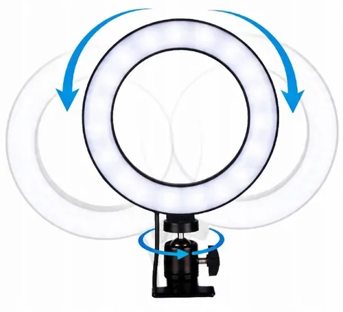 Grundig LED Selfie-Ringlicht 15,6 cm mit Clip