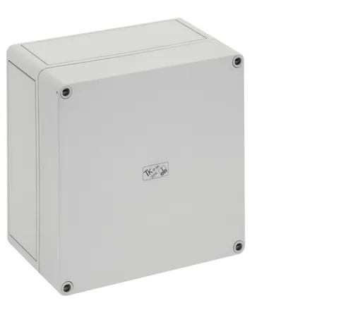 Spelsberg TK PS 1818-11-o Leergehäuse - Abzweigkasten IP66, robustes Polystyrol in grau, ideal für den Einsatz in feuchten Umgebungen und schützt Ihre Elektroinstallation zuverlässig.