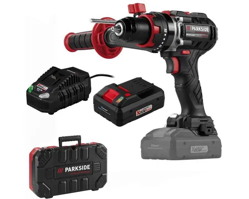 PARKSIDE PERFORMANCE® Akku-Bohrschrauber 20V PSBSAP mit 4,0 Ah Akku - Der PARKSIDE PERFORMANCE® PSBSAP 20V Akku-Bohrschrauber bietet hohe Leistung für Heimwerker. Mit Brushless-Technologie und 64 Nm Drehmoment ist er ideal für präzises Bohren und Schrauben in verschiedenen Materialien.