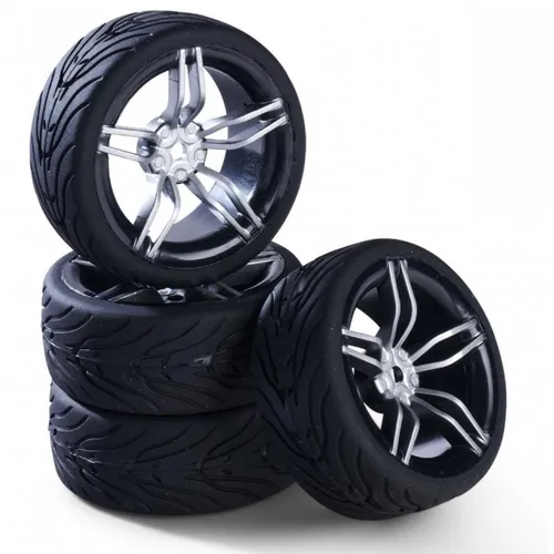 Carson 900173 1:10 Räderset 10 Sp.Design (4) silber 500900173