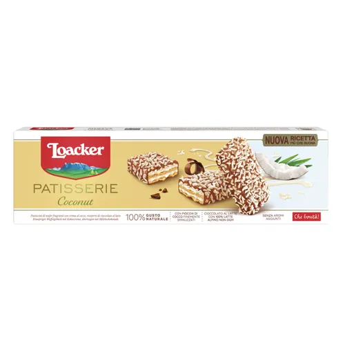 Loacker Gran Pasticceria Coconut Waffelgebäck mit Kokoscreme 100g
