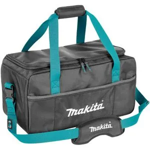 Makita Werkzeugtasche E-15469 - Werkzeugaufbewahrung aus robustem Polyester mit 33 L Fassungsvermögen. Ideal für individuelle Kombo-Kits, inklusive Gurt aus Strap-Belt-System und praktischen Netztaschen.