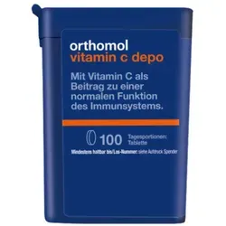 Orthomol Vitamin C depo Tabletten - Nahrungsergänzungsmittel mit hochdosiertem Vitamin C für ein starkes Immunsystem, ideal zur Unterstützung der Gesundheit.