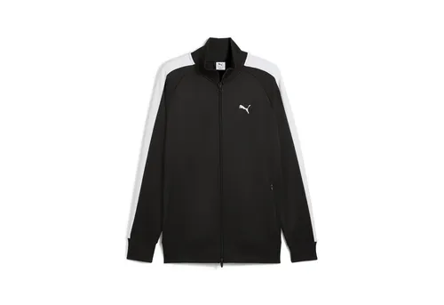 PUMA T7 ALWAYS ON Trainingsjacke Herren - Fußball-Fanartikel, ikonische Trainingsjacke mit kultigen 7 cm Streifen, ideal für Sport und Freizeit mit Reißverschlusstaschen und gerippten Bündchen.
