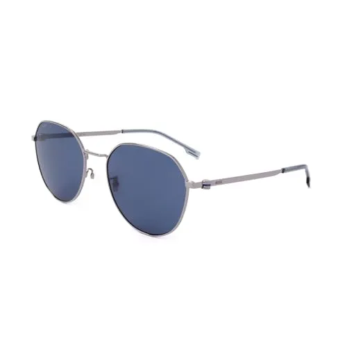 Hugo Boss BOSS 1471/F/SK Sonnenbrille - Sportbrille für Herren in eleganter RUTHENIUM-Farbe, ideal für aktive Freizeit und Schutz vor UV-Strahlen.