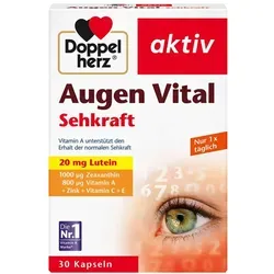 Doppelherz Eye Vitality Kapseln zur Förderung der Augengesundheit 30 KAP