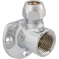 Schlösser Wandscheibe verchromt 1/2