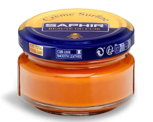 Saphir Crème Surfine Lederpflegemittel, Dose (03) Marron Clair 50ml