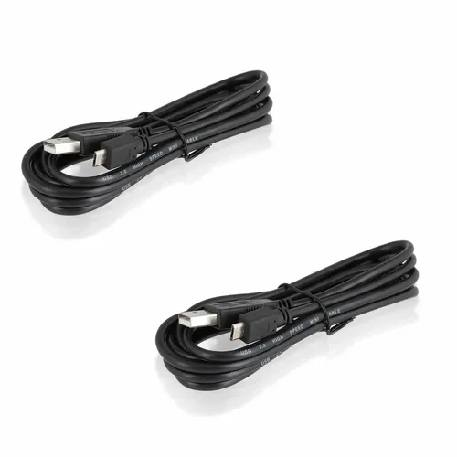 Wicked Chili 2X Ladekabel für PS4 Controller - 180cm USB-Kabel mit Charge and Play Funktion, ideal für ungehindertes Spielen und Aufladen