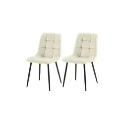 CLP 2er Set Esszimmerstuhl Tilde in beige von CLP