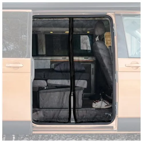 CHROMEMASTER | Magnetisches Fliegengitter für Camper, Campervan, Wohnmobil | Kompatibel mit VW ID. Buzz 2022+ | Moskitonetz, Schutzgitter Gegen Insekten, Ungeziefer, Mücken und Spinnen
