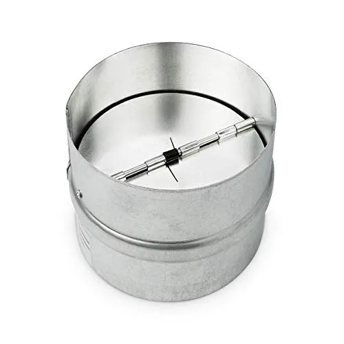 neverest® RK Rückstauklappe 100 mm Selbsttätige Rückstauklappe Zum Rohreinbau Rohrverbinder Verzinkter Stahl mit Dichtgummi Alu Klappen